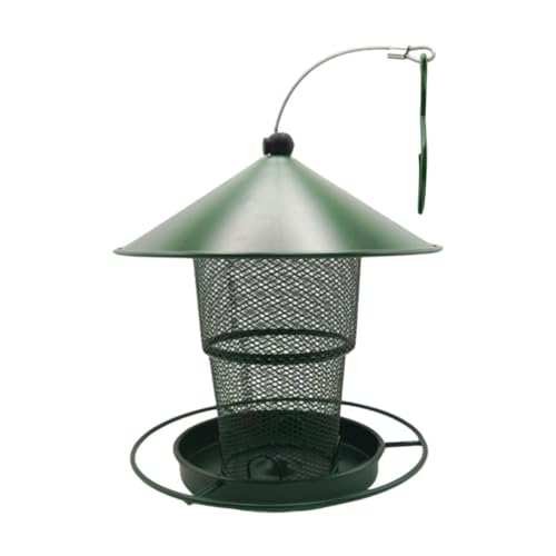 Milageto Vogelhäuschen zum Aufhängen im Außenbereich, Futterstation, multifunktionaler Vogelfutterbehälter, Gartendekoration für den Hinterhof, Rasen, Innenhof Milageto Vogelhäuschen zum Aufhängen im Außenbereich, Futterstation, multifunktionaler Vogelfutterbehälter, Gartendekoration für den Hinterhof, Rasen, Innenhof von Milageto