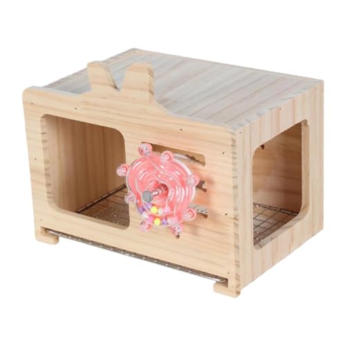 Milageto Vogelhaus aus, Vogelhaus, Haustierzubehör, TV-Form, stabil, Sittich-Nistkasten, Vogelnistkasten für Wellensittiche, Nymphensittiche, L von Milageto