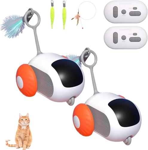 Milgeol Turbo Tail 3.0 Elektrisches Katzenspielzeug – Automatischer Turboschwanz mit Federn, Interaktives Spielzeug für Katzen, Typ-C Aufladbar (2 Farben, Bewegungsaktiviert) Milgeol Turbo Tail 3.0 Elektrisches Katzenspielzeug – Automatischer Turboschwanz mit Federn, Interaktives Spielzeug für Katzen, Typ-C Aufladbar (2 Farben, Bewegungsaktiviert) von Milgeol