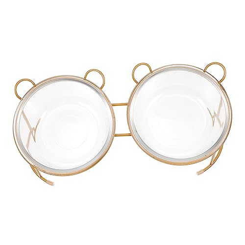 Milisten Hochwertiger Doppel-katzennapf Aus Glas Futternapf Für Haustiere Hundenapf Stilvolle Wohnkultur Milisten Hochwertiger Doppel-katzennapf Aus Glas Futternapf Für Haustiere Hundenapf Stilvolle Wohnkultur von Milisten