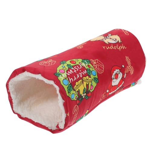 Milisten 1Stk Gang hamsterbett Hamster Tunnel haustierbett erhöht Rennmäuse Aktivitätsspielzeug Guinea-Tunnel Haustier verstecktes Tunnelnest für Meerschweinchen Baumwolle rot Milisten 1Stk Gang hamsterbett Hamster Tunnel haustierbett erhöht Rennmäuse Aktivitätsspielzeug Guinea-Tunnel Haustier verstecktes Tunnelnest für Meerschweinchen Baumwolle rot von Milisten