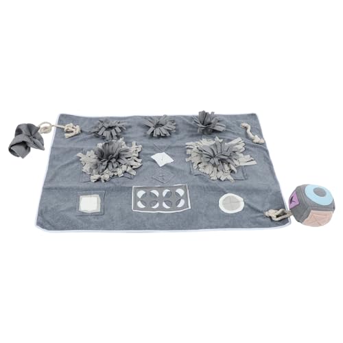 1stk Pet Sniffing Pad Futterunterlage Für Haustiere Hunde-Puzzle-Matte Nasenarbeitsmatte Für Hunde Hundespielzeug Leckpad Für Hunde Interaktive Futtermatte Grey Polarfleece MILISTEN 1stk Pet Sniffing Pad Futterunterlage Für Haustiere Hunde-Puzzle-Matte Nasenarbeitsmatte Für Hunde Hundespielzeug Leckpad Für Hunde Interaktive Futtermatte Grey Polarfleece MILISTEN von Milisten
