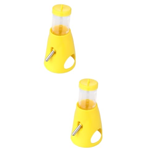 2St Wasserspender für Hamster Wasserflaschenspender für Hamster kleine Tier wasserflasche Zwerghamster Hamster Spielzeug hamsterspielzeug wasserkocher Haustier-Wasserflasche Yellow MILISTEN 2St Wasserspender für Hamster Wasserflaschenspender für Hamster kleine Tier wasserflasche Zwerghamster Hamster Spielzeug hamsterspielzeug wasserkocher Haustier-Wasserflasche Yellow MILISTEN von Milisten