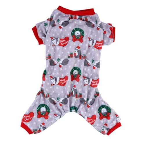 Milisten Titel Weihnachtskostüm Für Hunde Warmes Flanell Pyjama-Outfit Gemütlicher Overall Für Haustiere Für Fest Und Alltag Weihnachtsdesign Milisten Titel Weihnachtskostüm Für Hunde Warmes Flanell Pyjama-Outfit Gemütlicher Overall Für Haustiere Für Fest Und Alltag Weihnachtsdesign von Milisten