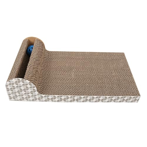 MILISTEN Umweltfreundliches Katzenkratzbrett - Klettergerüst Aus Recyclingpapier Für Katzen Kratzbaum Mit Glocke Und Spielzeug MILISTEN Umweltfreundliches Katzenkratzbrett - Klettergerüst Aus Recyclingpapier Für Katzen Kratzbaum Mit Glocke Und Spielzeug von Milisten