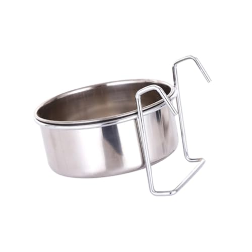 MILISTEN 1 Satz Hängeschale aus Edelstahl Ratte robuster Fressnapf für Haustiere Draht pet Water Bowl Futterschale mit Halterung Wasserspender für Haustiere Haustiergeschirr aus Edelstahl von Milisten