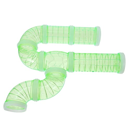 MILISTEN 12pcs Set Hamster Käfig Externe Sport Rohr Spielzeug Labyrinth Kunststoff Sicher Spaß Käfig Tunnel Hamster Spielzeug von Milisten