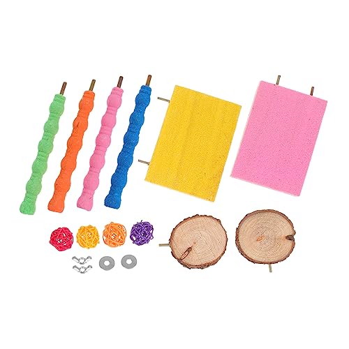 MILISTEN 1 Satz Parrot Entertainment Toy Für Vögel Vogelspielplatz Papagei Nymphensittich Sprungplattform Groß Vogelspielzeug Papageien Hölzern Zufällige Farbe MILISTEN 1 Satz Parrot Entertainment Toy Für Vögel Vogelspielplatz Papagei Nymphensittich Sprungplattform Groß Vogelspielzeug Papageien Hölzern Zufällige Farbe von Milisten