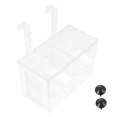 Milisten Doppelte Fischzuchtbox Brutkasten für Aquarien Fischisolationsbehälter Transparente Trennwand Installieren Milisten Doppelte Fischzuchtbox Brutkasten für Aquarien Fischisolationsbehälter Transparente Trennwand Installieren von Milisten