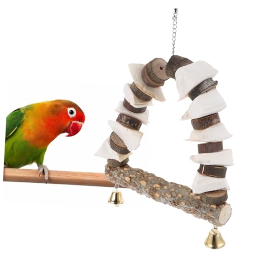 Milisten Papagei Spielzeug Vogelschaukel Für Haustier Vogel Robustes Schaukel Spielzeug Aus Hochwertigem Material Beschäftigung Für Papageien von Milisten