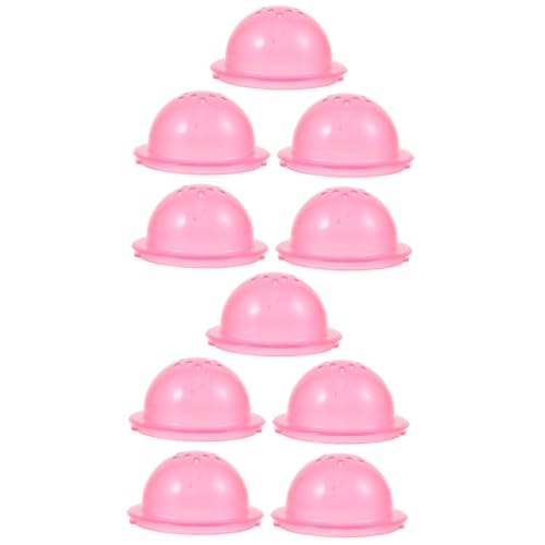 MILISTEN 10 STK Hamsterpfeifenlabyrinth Kleines Tierröhrenspielzeug Hamster-röhrenstopfen Hamster-außenstecker Hamstertunnelstopper Hamsterschlauchstopfen DIY Käfig-endstopper Rosa Plastik von Milisten