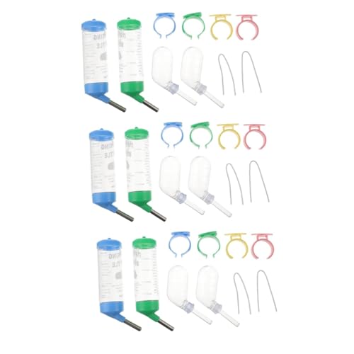 MILISTEN 12 STK Trinkbrunnen für Hamster Futterstelle für Kaninchen Chinchilla-Wasserflasche Hamster trinkflasche hasentrinkflaschen kleine Haustierwasserflasche Hamster-Wasserflasche von Milisten