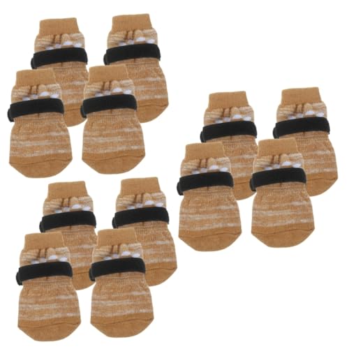 Milisten 12 Stück Hundesocken Welpenzubehör Pfoten Atmungsaktive Pfotenschützer Hundepfotenschützer Welpenzubehör Kompakte Haustiersocken Pfotenschützer Für Kleine Hunde Milisten 12 Stück Hundesocken Welpenzubehör Pfoten Atmungsaktive Pfotenschützer Hundepfotenschützer Welpenzubehör Kompakte Haustiersocken Pfotenschützer Für Kleine Hunde von Milisten
