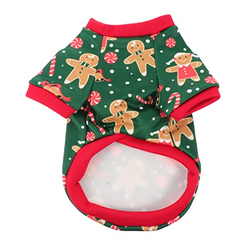 MILISTEN 1Stk Weihnachtskleidung für Hunde Hündchen Weihnachtshundeanzug Rassen Weihnachts hundepullover Weihnachten hundehalsband Hund lustige Kleidung Welpenkleidung Polyester-Vlies Green MILISTEN 1Stk Weihnachtskleidung für Hunde Hündchen Weihnachtshundeanzug Rassen Weihnachts hundepullover Weihnachten hundehalsband Hund lustige Kleidung Welpenkleidung Polyester-Vlies Green von Milisten