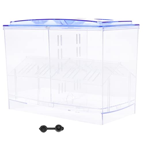 Milisten 1stück Double Layer Fish Hatching Box Incubator Container Für Aquarium Fische Kleine Fische Und Garnelen Platzsparendes Design Sicheres Ablaichen Und Isolieren von Milisten