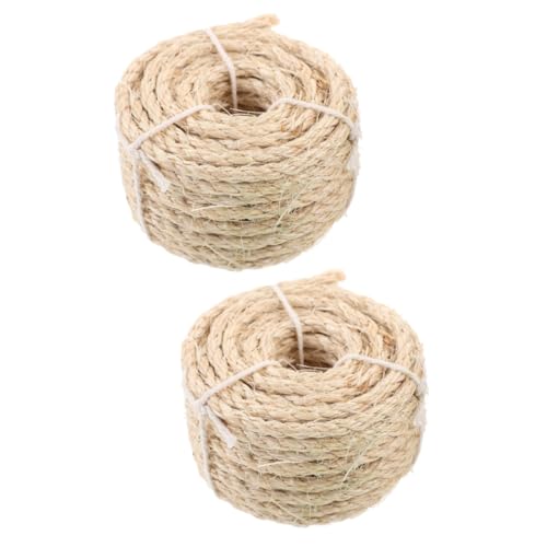 Milisten 2 Rollen Natürliche Sisal Katze Scratch Post Bord Seil Cuttable Tragen-beständig Hause Liefert Milisten 2 Rollen Natürliche Sisal Katze Scratch Post Bord Seil Cuttable Tragen-beständig Hause Liefert von Milisten