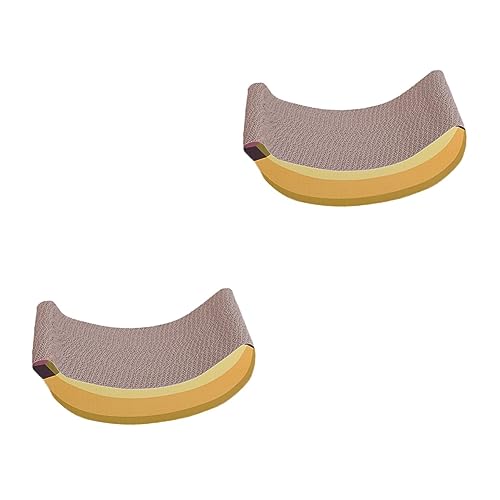 MILISTEN 2 STK Banana Corrugated Cat Kratzbaum Kätzchenkratzer Katzenkarton Kratzbäume Für Katzen Kratzbrett Für Katzen Katzen-kratzunterlage Spielzeug Drinnen Kätzchen Kratzbaum Kleinkind MILISTEN 2 STK Banana Corrugated Cat Kratzbaum Kätzchenkratzer Katzenkarton Kratzbäume Für Katzen Kratzbrett Für Katzen Katzen-kratzunterlage Spielzeug Drinnen Kätzchen Kratzbaum Kleinkind von Milisten