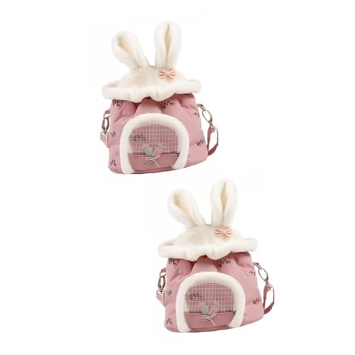 MILISTEN 2 Stücke Hamster Eichhörnchen Träger Tasche Plüsch Material Komfortable Warme Haustier Outdoor Tasche Für von Milisten