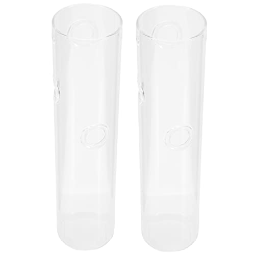 MILISTEN 2 Stück Aufgehängte Glas Vase Wandbehang Anlage Hängend Wachsend Container Pflanzen Dekoration Glasvase Montierte Vase Hängevase Für Den Garten Hydroponischer Blumenhalter von Milisten