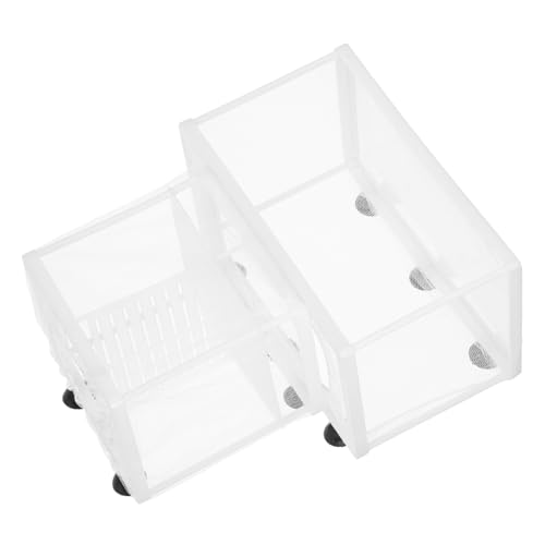 MILISTEN 2 Stück Teiliges Aquarium Zuchtbox Fischbrut Isolationsnetz mit Trennwand Sicherer Schutz für Jungfische Einfache und für Gesunde Fischzucht und Stressfreie Aufzucht MILISTEN 2 Stück Teiliges Aquarium Zuchtbox Fischbrut Isolationsnetz mit Trennwand Sicherer Schutz für Jungfische Einfache und für Gesunde Fischzucht und Stressfreie Aufzucht von Milisten
