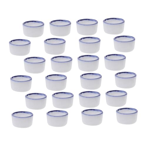 MILISTEN 24-teiliges Mini-Futter- und Wasserbecken für Reptilien Terrarienbecken Aus Keramik Nicht Weiß Glatt Leicht Zu Reinigen für Haustiere MILISTEN 24-teiliges Mini-Futter- und Wasserbecken für Reptilien Terrarienbecken Aus Keramik Nicht Weiß Glatt Leicht Zu Reinigen für Haustiere von Milisten