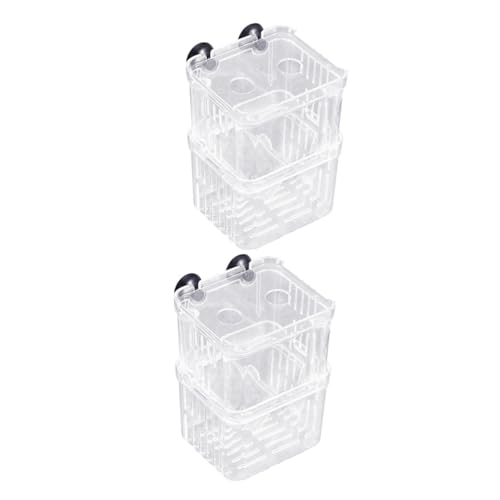MILISTEN 2St Brutkasten braten Aquarium Sprudler Wasser Bausatz Pumpe Luft Fischbrutkasten Fischzuchtisolierbox Fischzuchtbox für kranke Fische Zuchtbecken Zucht Inkubator Plastik MILISTEN 2St Brutkasten braten Aquarium Sprudler Wasser Bausatz Pumpe Luft Fischbrutkasten Fischzuchtisolierbox Fischzuchtbox für kranke Fische Zuchtbecken Zucht Inkubator Plastik von Milisten