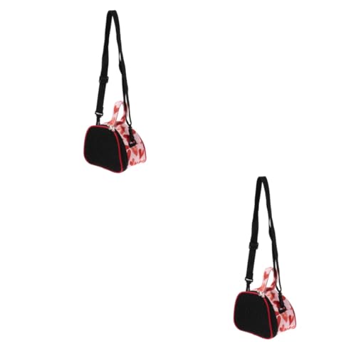 MILISTEN 2 Stücke Leicht Zu Tragen Atmungsaktive Haustiere Tasche Praktische Hamster Tragen Fall Käfig Outdoor Reisetasche von Milisten