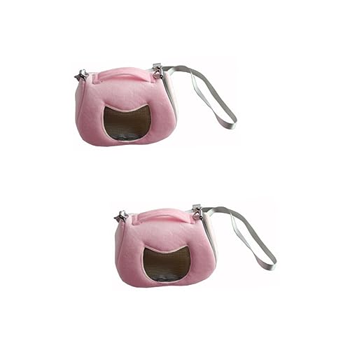 MILISTEN Hamster Transportbox 2st Handtasche Für Haustiere Die Einkaufstasche Reisetasche Haustierzubehör Handtaschen Reiserucksack Transportbox Für Haustiere Wegbringen Reisen Rosa MILISTEN Hamster Transportbox 2st Handtasche Für Haustiere Die Einkaufstasche Reisetasche Haustierzubehör Handtaschen Reiserucksack Transportbox Für Haustiere Wegbringen Reisen Rosa von Milisten