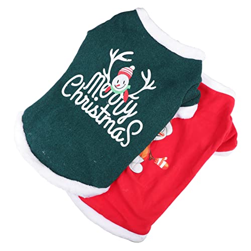 MILISTEN 2St Haustier-Pullover Kühlweste für Haustiere Hunde-Weihnachtsmantel aus Baumwolle Haustierbekleidung Haustieroutfit Weihnachtslustige Haustierkleidung Lustiges Haustierkostü MILISTEN 2St Haustier-Pullover Kühlweste für Haustiere Hunde-Weihnachtsmantel aus Baumwolle Haustierbekleidung Haustieroutfit Weihnachtslustige Haustierkleidung Lustiges Haustierkostü von Milisten