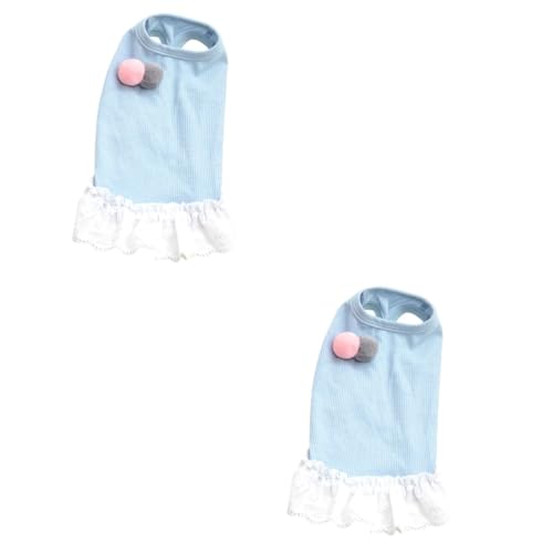 Milisten 2St Hundekleid Pet-Spitzenrock Haustierkleidung Kostüme Outfitt Rückenbekleidung summerdress sommeroutfit Kleider pet Kleidung Rock Rockkostü für Hund der Rücken Spitzenkleid Milisten 2St Hundekleid Pet-Spitzenrock Haustierkleidung Kostüme Outfitt Rückenbekleidung summerdress sommeroutfit Kleider pet Kleidung Rock Rockkostü für Hund der Rücken Spitzenkleid von Milisten