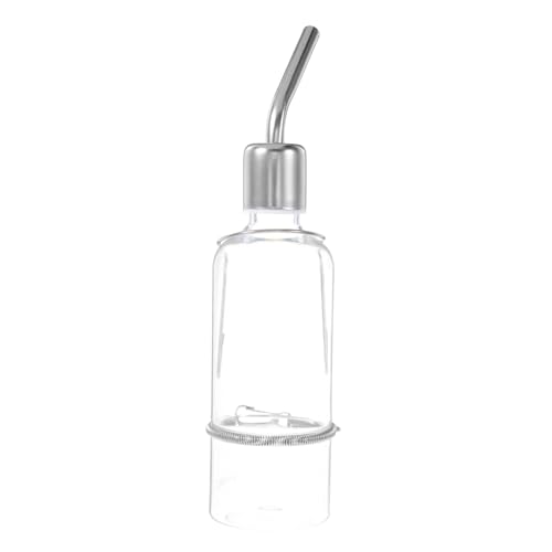 MILISTEN 2St Wasserspender für kleine Haustiere Edelstahl-Wasserflasche Meerschweinchenflasche Kaninchenflasche Hamster trinkflasche hasentrinkflaschen rostfrei Haustier-Trinkwasserflasche von Milisten