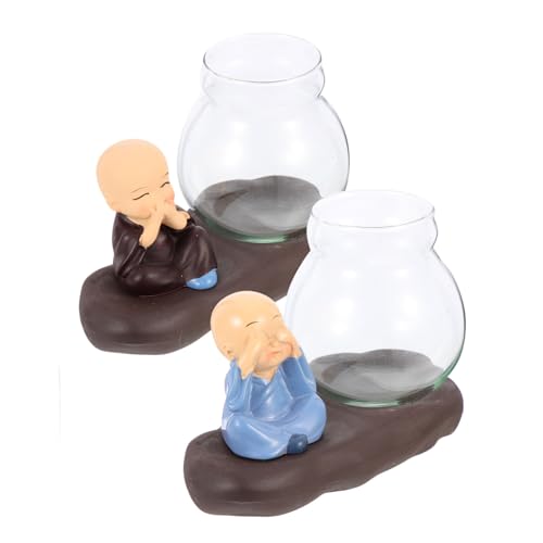 MILISTEN 2St hydroponische pflanzenornamente Vase bürodeko Wohnkultur Wohnzimmerdekoration wohnraumdeko Ganpati-Dekoration Luftpflanzen einmachgläser Links Pflanzenterrarium Kunstharzdekor MILISTEN 2St hydroponische pflanzenornamente Vase bürodeko Wohnkultur Wohnzimmerdekoration wohnraumdeko Ganpati-Dekoration Luftpflanzen einmachgläser Links Pflanzenterrarium Kunstharzdekor von Milisten