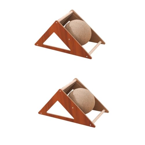 Milisten 2 Stücke Katze Kratzbrett Kätzchen Scratcher Hause Katze Spielzeug 3D Dreieck Kratzbaum Spaß für Katzen Milisten 2 Stücke Katze Kratzbrett Kätzchen Scratcher Hause Katze Spielzeug 3D Dreieck Kratzbaum Spaß für Katzen von Milisten