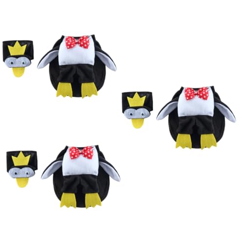 MILISTEN 3 Sätze Verwandlungskostüm für Haustiere Hund Stirnband Schleife Katze Pinguin Kostüm Halloween-Welpenumhang weihnachtsdeko Mäntel dekorativer Hundemantel Welpen-Umhang Polyester MILISTEN 3 Sätze Verwandlungskostüm für Haustiere Hund Stirnband Schleife Katze Pinguin Kostüm Halloween-Welpenumhang weihnachtsdeko Mäntel dekorativer Hundemantel Welpen-Umhang Polyester von Milisten