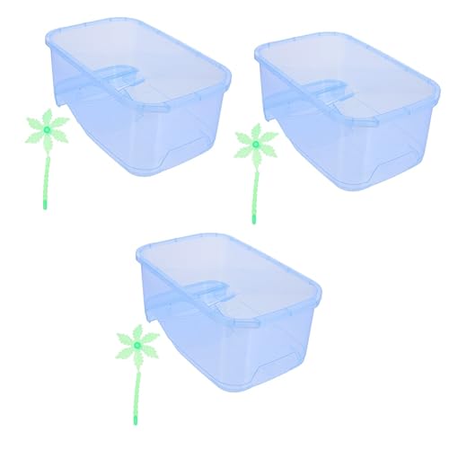 MILISTEN 3 Sets Schildkrötenbecken Reptilienkäfig Aquariumzubehör Reptilienzuchtbecken Transparenter Eidechsenkäfig Mini Aquarium Mini Tiere Stabbecken Kleine Schlangenzucht MILISTEN 3 Sets Schildkrötenbecken Reptilienkäfig Aquariumzubehör Reptilienzuchtbecken Transparenter Eidechsenkäfig Mini Aquarium Mini Tiere Stabbecken Kleine Schlangenzucht von Milisten