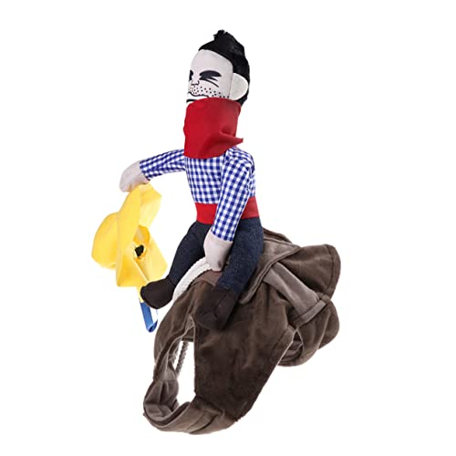 Milisten Cowboy Rider Dog 3 Stück Haustierbekleidung Haustierkostü Katzenkostü Hundekleidung Haustierreiteranzug Ride Cowboy Dog Milisten Cowboy Rider Dog 3 Stück Haustierbekleidung Haustierkostü Katzenkostü Hundekleidung Haustierreiteranzug Ride Cowboy Dog von Milisten