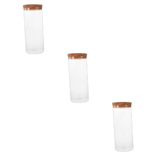MILISTEN 3 Stück Moos-mikrolandschaftsglasflasche Hydroponisches Terrarium Groß Dekorativer Mikro-landschaftsbehälter Pflanzen Mikro-landschaftsbau-Container Einmachgläser Kork von Milisten