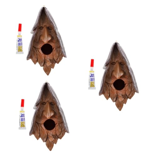 MILISTEN 3 Stück Vogelnest Dekoration Hausaufhänger Haustier Outdoor Garten Zum Aufhängen Im Freien Vogelscheuche Eule Zaunpfahl Vögel Finken Nisten Rotkehlchen MILISTEN 3 Stück Vogelnest Dekoration Hausaufhänger Haustier Outdoor Garten Zum Aufhängen Im Freien Vogelscheuche Eule Zaunpfahl Vögel Finken Nisten Rotkehlchen von Milisten