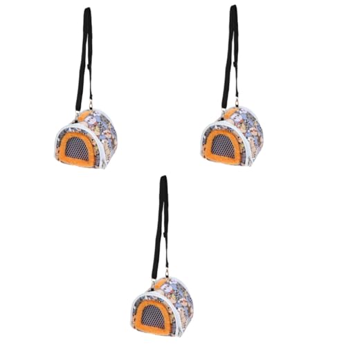 MILISTEN 3 Stücke Hamster Träger Mesh Fenster Abnehmbaren Trägern Kompakte Lagerung Tasche Für Zu Reinigen von Milisten