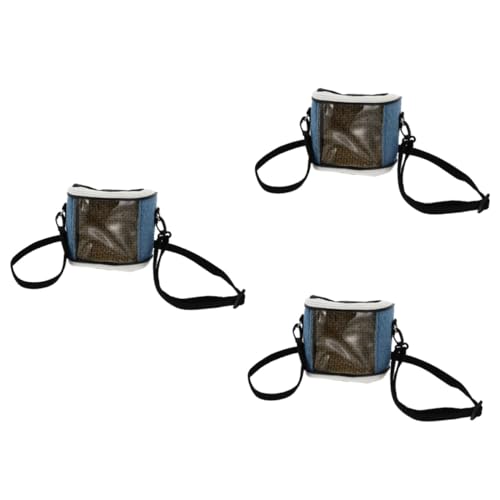 MILISTEN 3St Hamster aus Tasche kleine Tragetasche für Hunde Blaue Einkaufstasche meerschweinchen transportbox Hamster Tragetasche reisetaschen Seesäcke für unterwegs Chinchilla-Tasche Igel von Milisten