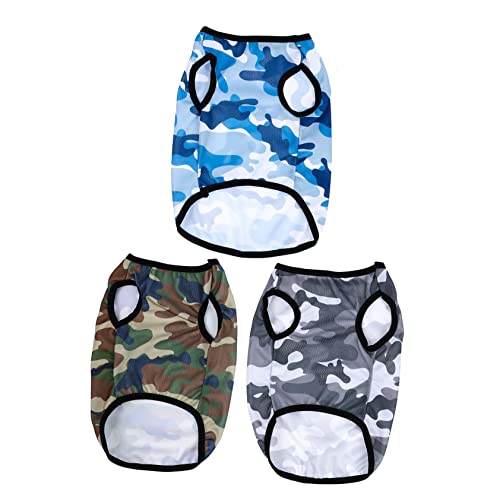 MILISTEN 3St Haustierweste Tarnkleidung für Hunde Hundeshirt Hundebekleidung Sommerkleid hundepullover hundepulli Kleider Muskelshirt Haustierkleidung Tarnweste für Hunde Tarnung Polyester MILISTEN 3St Haustierweste Tarnkleidung für Hunde Hundeshirt Hundebekleidung Sommerkleid hundepullover hundepulli Kleider Muskelshirt Haustierkleidung Tarnweste für Hunde Tarnung Polyester von Milisten