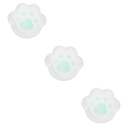 MILISTEN 3st Katzenklauenschale Keramik Kätzchen Schüssel Bodennapf Für Katzen Werkzeug Zum Füttern Von Haustieren Schöne Schale Katzennapf Keramik Katzenpfote Katzenfutter von Milisten