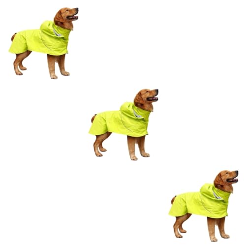 MILISTEN 3St Nylon-Hunderegen hunderegenmantel Regenjacken für Hunde Regenmantel für Haustiere Regenmantel für Hunde Regenponcho Regenkleidung für Haustiere Regenjacke für Haustiere Chef von Milisten