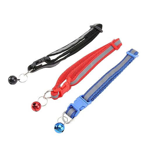 MILISTEN Sichere Und Attraktive Reflektierende Hundehalsbänder 3er-Pack Verstellbare Länge (19–32 cm) Ideal Für Katzen Welpen Und Hunde MILISTEN Sichere Und Attraktive Reflektierende Hundehalsbänder 3er-Pack Verstellbare Länge (19–32 cm) Ideal Für Katzen Welpen Und Hunde von Milisten