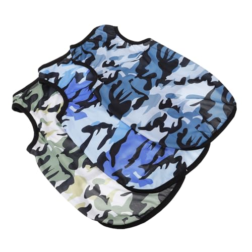 MILISTEN Hundeweste 3-teilig Camouflage-Shirt Für Welpen Bequeme Haustierbekleidung Für Besondere Anlässe von Milisten