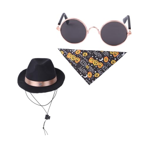 MILISTEN 4 Sätze Halloween-Hut Hunde-Outfit Lustige Hundemütze Brillenzubehör Accessoires Zum Verkleiden Von Haustieren Hundebrille Für Kleine Hunde Haustierzubehör Welpen-Bandana Polyester MILISTEN 4 Sätze Halloween-Hut Hunde-Outfit Lustige Hundemütze Brillenzubehör Accessoires Zum Verkleiden Von Haustieren Hundebrille Für Kleine Hunde Haustierzubehör Welpen-Bandana Polyester von Milisten