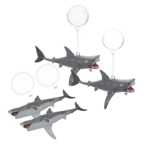 MILISTEN 4 Sätze Teiliges Aquarium Deko Floating Fisch Ornament aus Langlebigem PVC Schwimmende Fischbecken Dekoration für Süßwasser Unterwasserlandschaft Einfache Befestigung von Milisten
