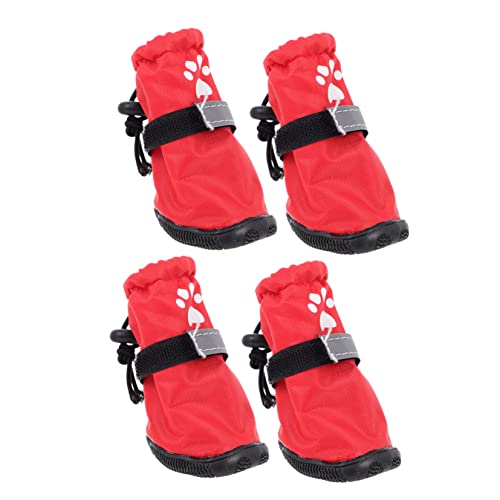 Milisten 4 Stück Haustier Regenstiefel Haustierschuhe rutschfeste Hundestiefel Haustier Wanderschuhe Regen Hundeschuhe rutschfeste Schuhe Für Hunde Hundepfotenschutzstiefel Milisten 4 Stück Haustier Regenstiefel Haustierschuhe rutschfeste Hundestiefel Haustier Wanderschuhe Regen Hundeschuhe rutschfeste Schuhe Für Hunde Hundepfotenschutzstiefel von Milisten