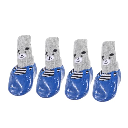Milisten Shoe Dog 4 Stück Haustierschuhe Auswechselbare Baumwollsocken Austauschbare Haustiersocken Auswechselbarer Hundepfotenschutz Waschbare Hundesocken Waschbarer Pfotenschutz Baumwolle Sky-Blue Milisten Shoe Dog 4 Stück Haustierschuhe Auswechselbare Baumwollsocken Austauschbare Haustiersocken Auswechselbarer Hundepfotenschutz Waschbare Hundesocken Waschbarer Pfotenschutz Baumwolle Sky-Blue von Milisten