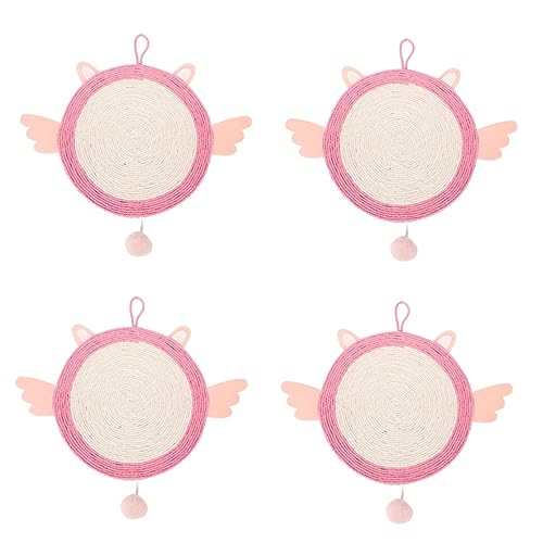 MILISTEN 4 Stücke Entzückende Kätzchen Kratzen Bord Katze Schleifen Spielzeug Hängen Kratzen Matte Kätzchen Interaktive Spielzeug MILISTEN 4 Stücke Entzückende Kätzchen Kratzen Bord Katze Schleifen Spielzeug Hängen Kratzen Matte Kätzchen Interaktive Spielzeug von Milisten